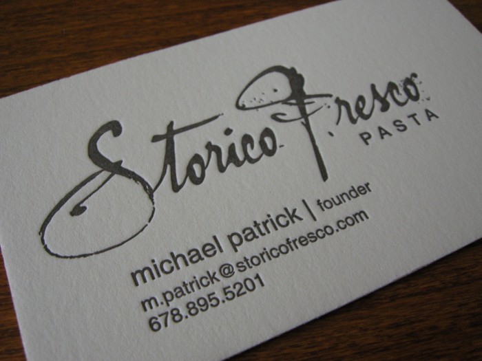 Storico Fresco Business Card