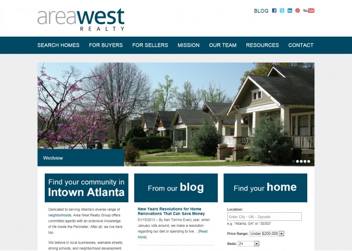 Area West Realty Website