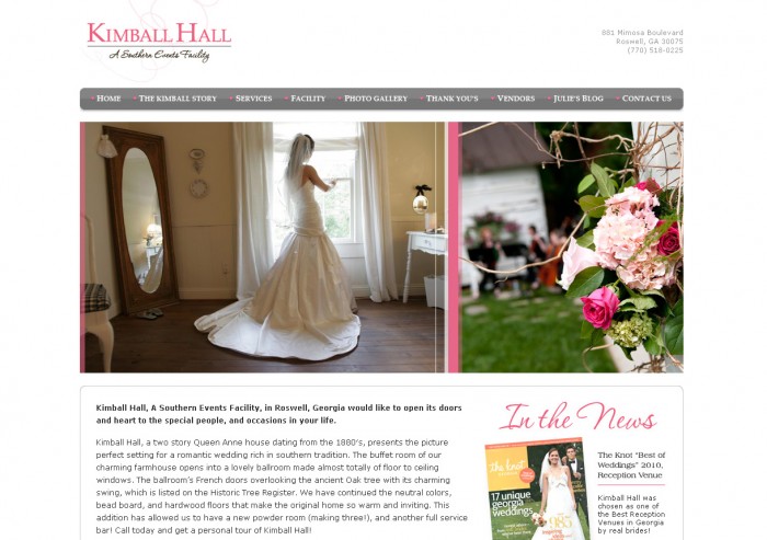 Kimball Hall Website