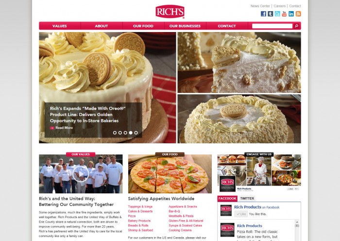 Rich Products Corporation Homepage