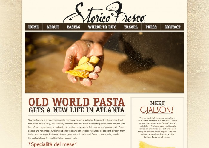 Storico Fresco Website
