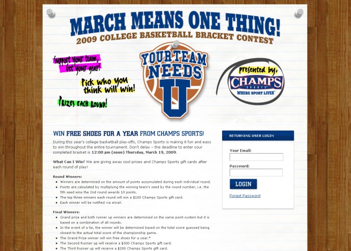 2009 College Basketball Bracket Contest