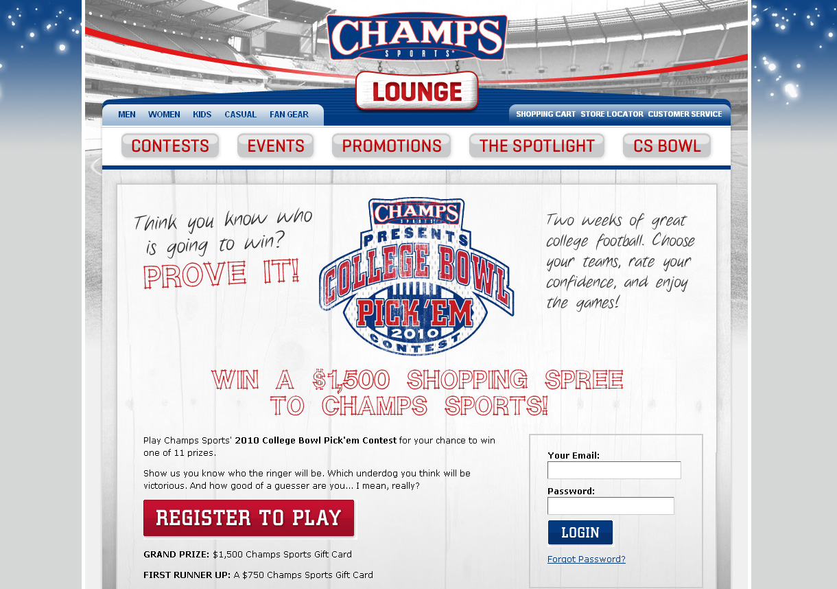 champs website