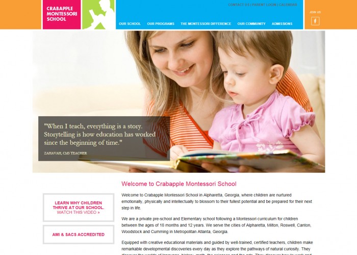 Crabapple Montessori School Homepage